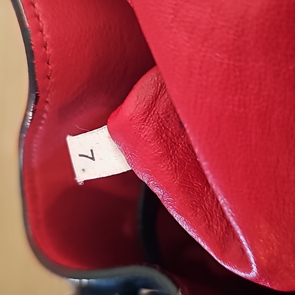 PRADA Authentic Blue Calf Leather Bucket Bag with Fringe Detail UPDATED 💙 - Picture 14 of 17